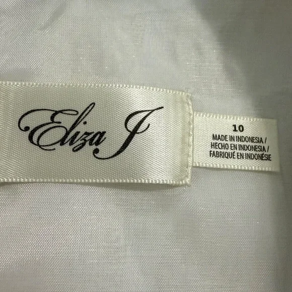 Eliza J Sleeveless Metallic Brocade Sheath Size 10 Dress Party New Years Holiday - Picture 4 of 11